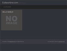 Tablet Screenshot of esliteonline.com